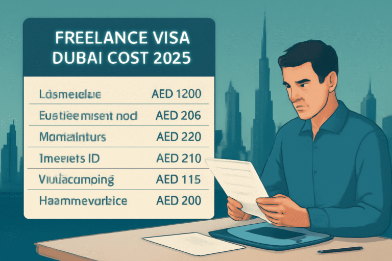 Freelance Visa Dubai Cost 2026: Updated Fees & Steps